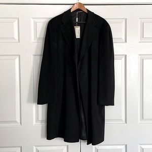 Mens Canali cashmere coat Italian Sz 53